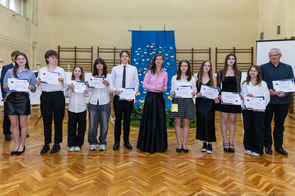 Maria Klaman, ZSO 1, 45 LO, Blachnickiego, zakończenie roku szkolnego  Autor: P. Wojnarowski