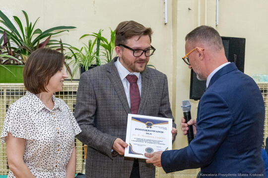 Maria Klaman, ZSO 1, 45 LO, Blachnickiego, zakończenie roku szkolnego