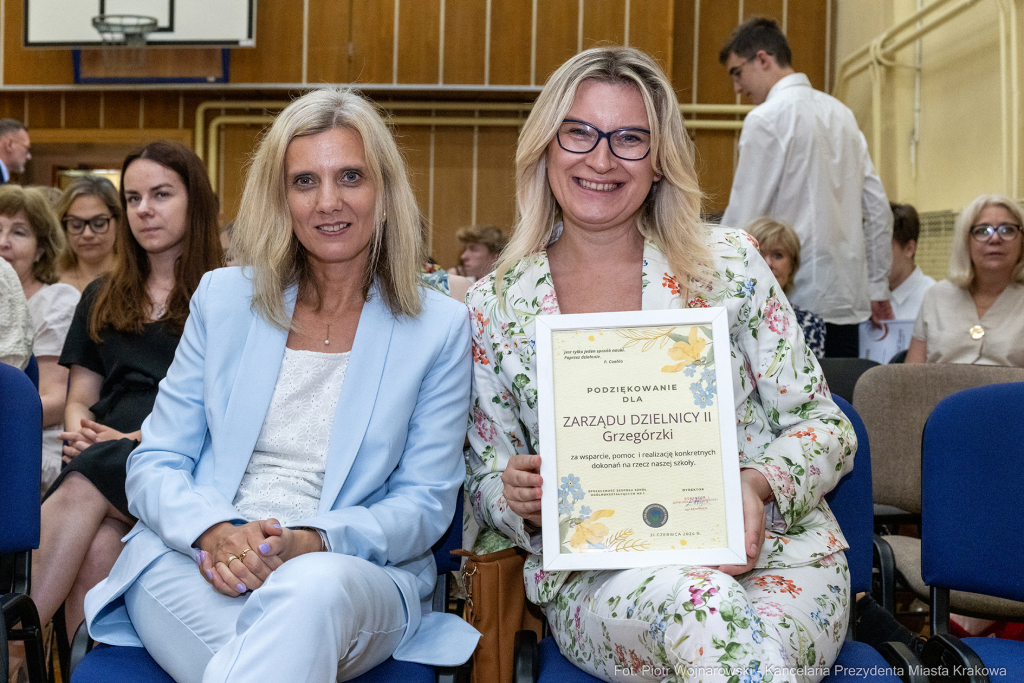 Maria Klaman, ZSO 1, 45 LO, Blachnickiego, zakończenie roku szkolnego  Autor: P. Wojnarowski