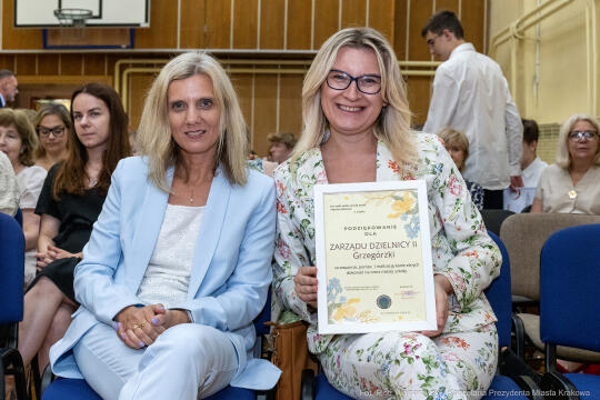 Maria Klaman, ZSO 1, 45 LO, Blachnickiego, zakończenie roku szkolnego