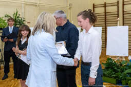 Maria Klaman, ZSO 1, 45 LO, Blachnickiego, zakończenie roku szkolnego