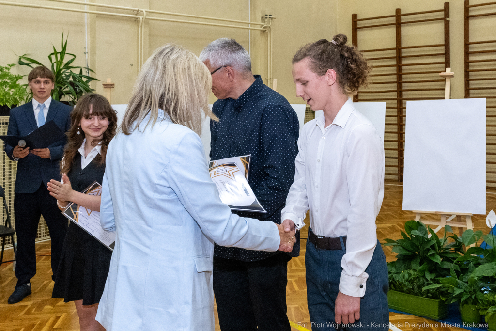 Maria Klaman, ZSO 1, 45 LO, Blachnickiego, zakończenie roku szkolnego  Autor: P. Wojnarowski