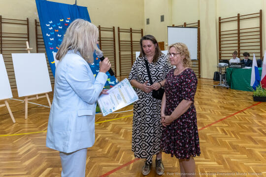 Maria Klaman, ZSO 1, 45 LO, Blachnickiego, zakończenie roku szkolnego