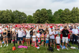 Miszalski Aleksander, kibic, Tauron Arena, Polska-Austria, strefa kibica, mecz