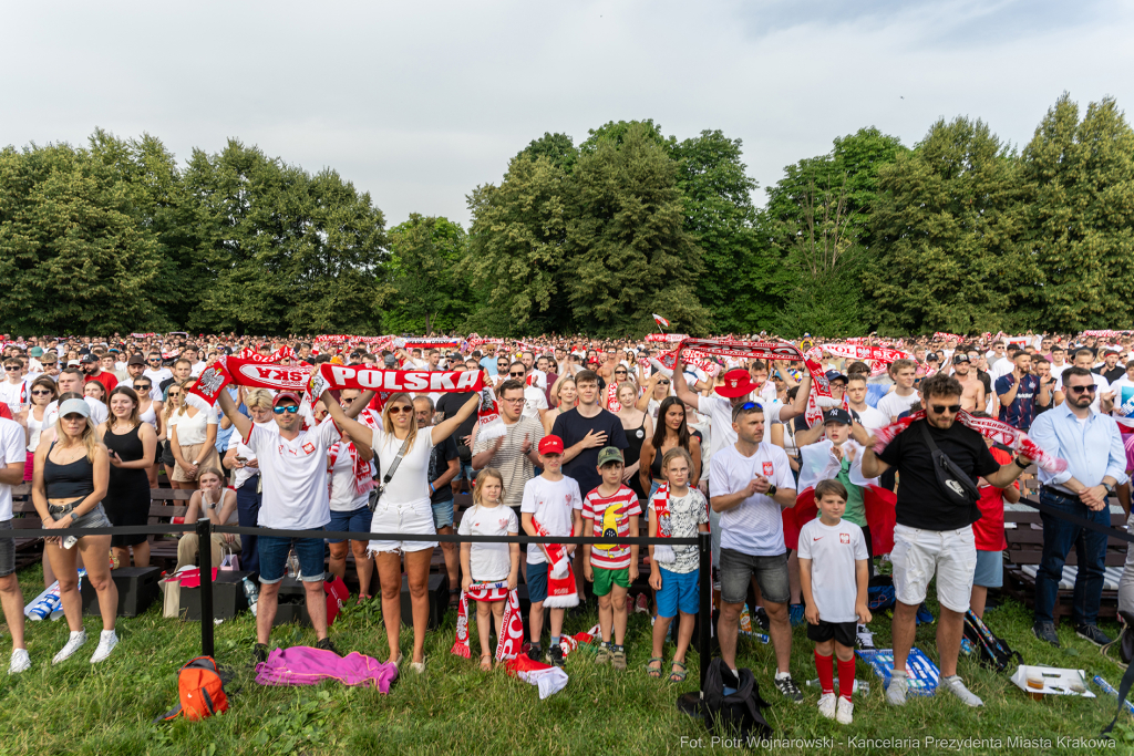 Miszalski Aleksander, kibic, Tauron Arena, Polska-Austria, strefa kibica, mecz  Autor: P. Wojnarowski