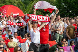 Miszalski Aleksander, kibic, Tauron Arena, Polska-Austria, strefa kibica, mecz