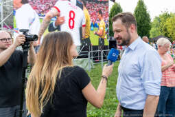 Miszalski Aleksander, kibic, Tauron Arena, Polska-Austria, strefa kibica, mecz