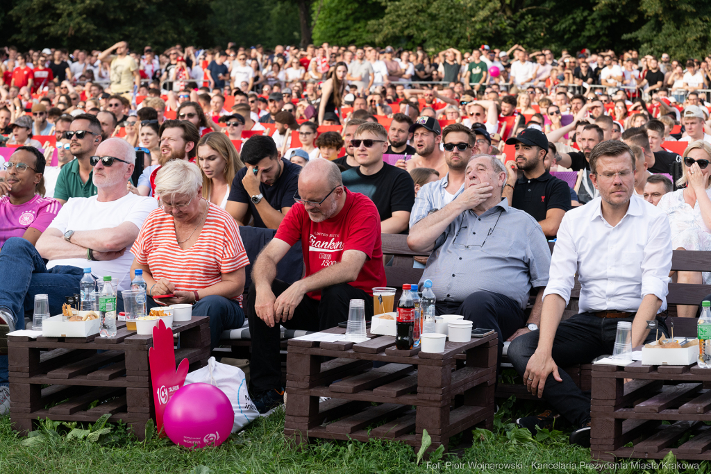 Miszalski Aleksander, kibic, Tauron Arena, Polska-Austria, strefa kibica, mecz  Autor: P. Wojnarowski