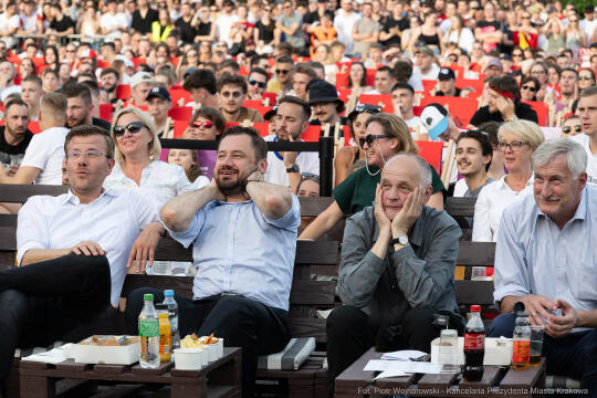 Miszalski Aleksander, kibic, Tauron Arena, Polska-Austria, strefa kibica, mecz