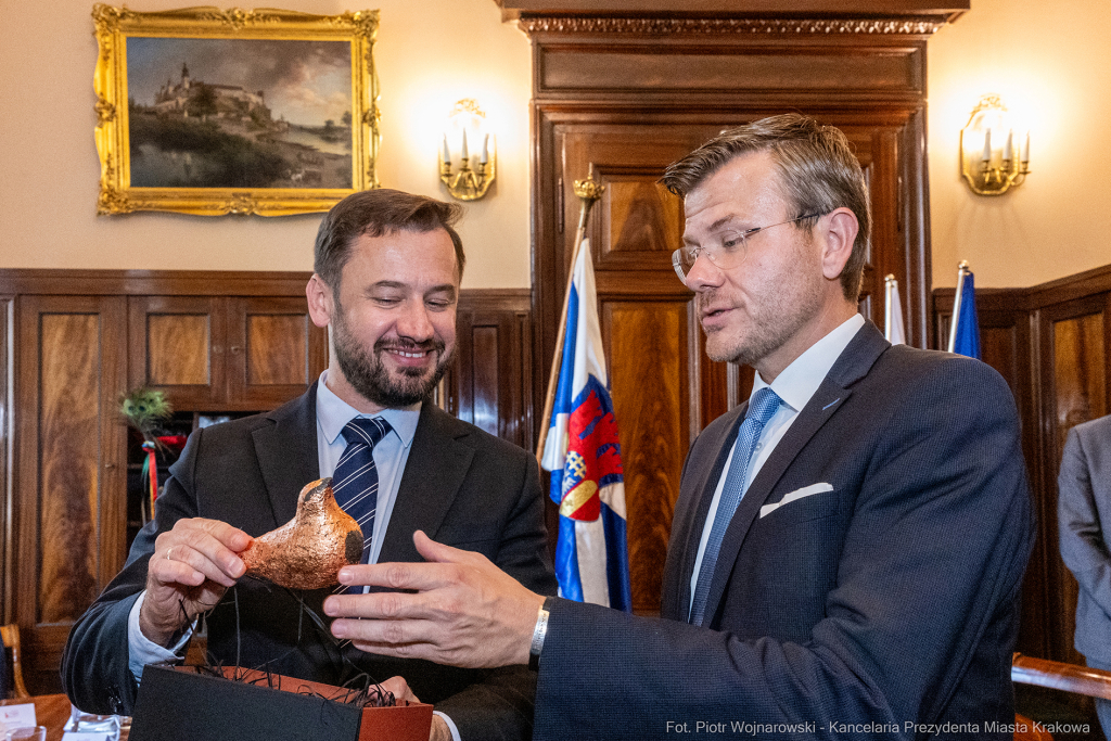 Marcus König, Miszalski Aleksander, Holger Mahnicke, Jakub Kosek, kibicowanie, Tauron Arena, Polska  Autor: P. Wojnarowski