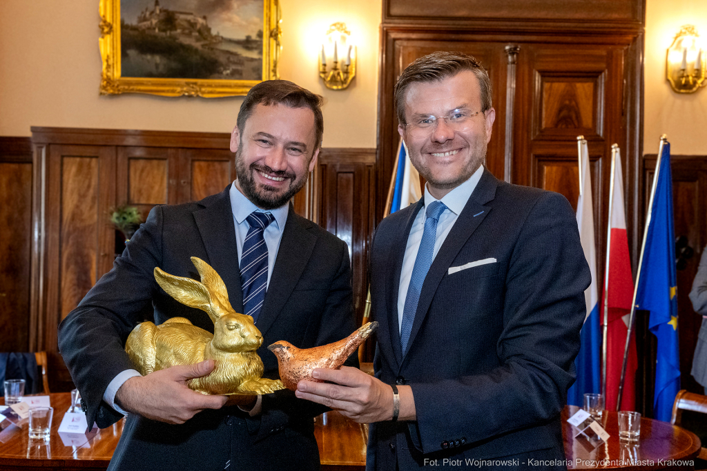 Marcus König, Miszalski Aleksander, Holger Mahnicke, Jakub Kosek, kibicowanie, Tauron Arena, Polska  Autor: P. Wojnarowski