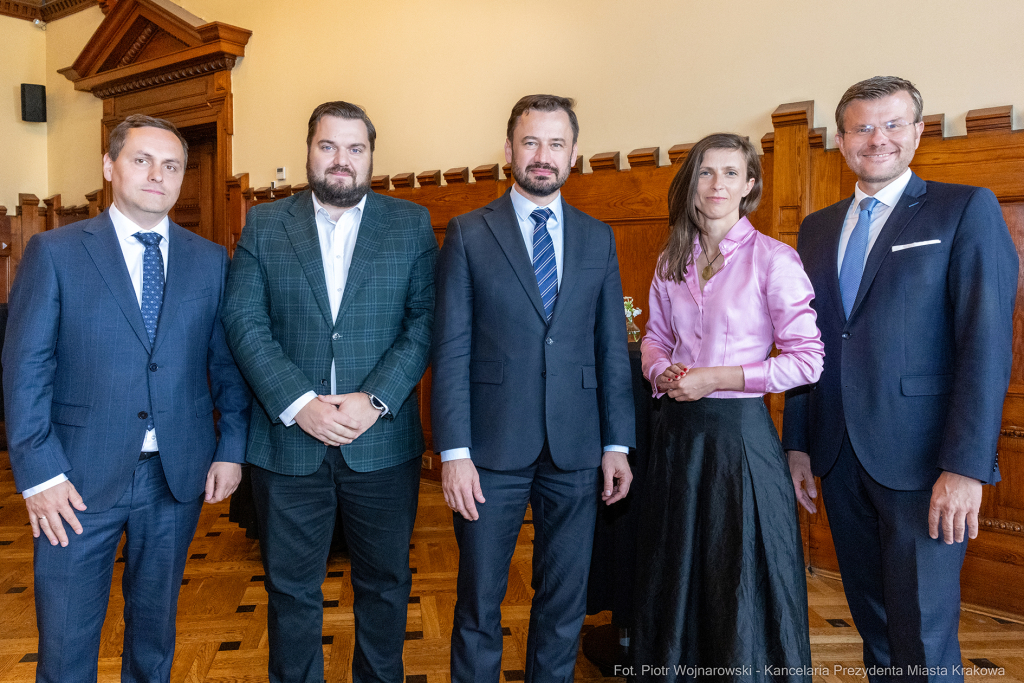 Marcus König, Miszalski Aleksander, Holger Mahnicke, Jakub Kosek, kibicowanie, Tauron Arena, Polska  Autor: P. Wojnarowski