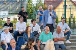 Prezydent, Miszalski, Kracik, Kosek, Ulman, Polna, Stawowy, spotkanie, Ławeczka Dialogu, Bronowice,