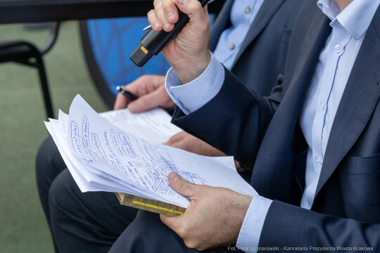 Prezydent, Miszalski, Kracik, Kosek, Ulman, Polna, Stawowy, spotkanie, Ławeczka Dialogu, Bronowice,