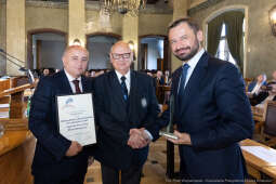 Pióra Biznesu, Krzysztof Karcz, Aleksnder Miszalski, wręczenie, statuetki, dyplomy