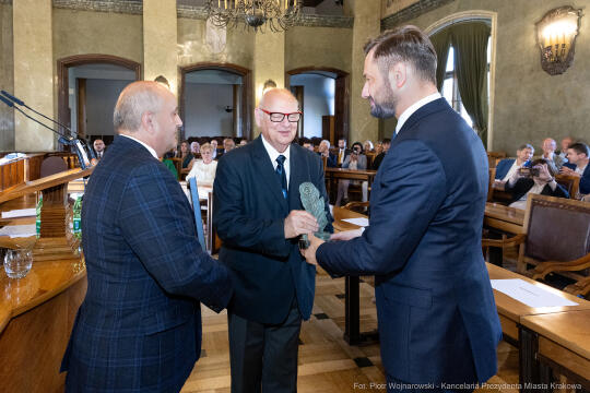 Pióra Biznesu, Krzysztof Karcz, Aleksnder Miszalski, wręczenie, statuetki, dyplomy