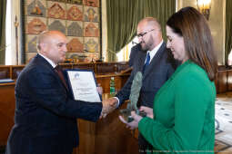 Pióra Biznesu, Krzysztof Karcz, Aleksnder Miszalski, wręczenie, statuetki, dyplomy