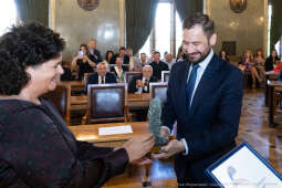 Pióra Biznesu, Krzysztof Karcz, Aleksnder Miszalski, wręczenie, statuetki, dyplomy