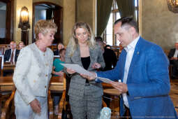 Pióra Biznesu, Krzysztof Karcz, Aleksnder Miszalski, wręczenie, statuetki, dyplomy