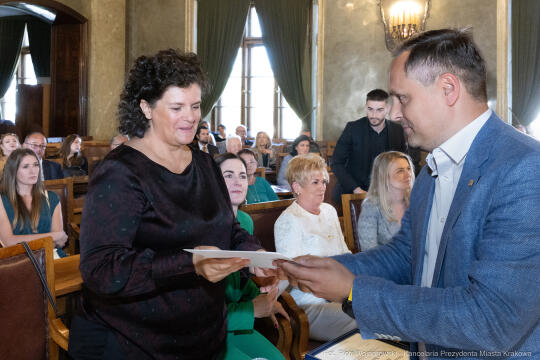 Pióra Biznesu, Krzysztof Karcz, Aleksnder Miszalski, wręczenie, statuetki, dyplomy