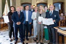 Pióra Biznesu, Krzysztof Karcz, Aleksnder Miszalski, wręczenie, statuetki, dyplomy