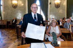 Pióra Biznesu, Krzysztof Karcz, Aleksnder Miszalski, wręczenie, statuetki, dyplomy