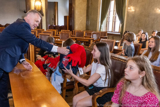 umk_0265.jpg-Mazur, Ziętara, Wodociągi Kraków, dzieci, Drohobycz, wizyta, Kondziołka