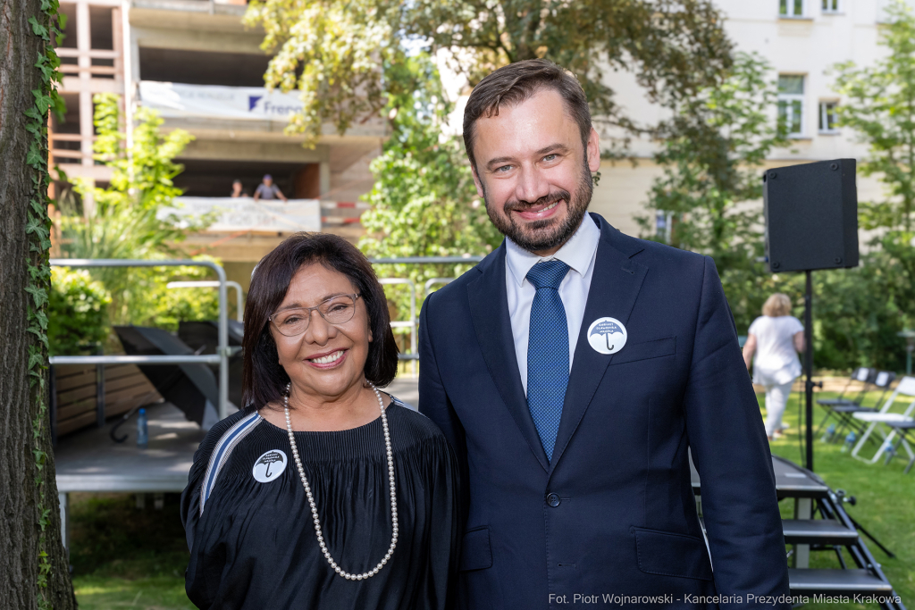 Gabinet Mrożka, Biblioteka Kraków, Miszalski Aleksander, Susana Osorio, otwarcie  Autor: P. Wojnarowski