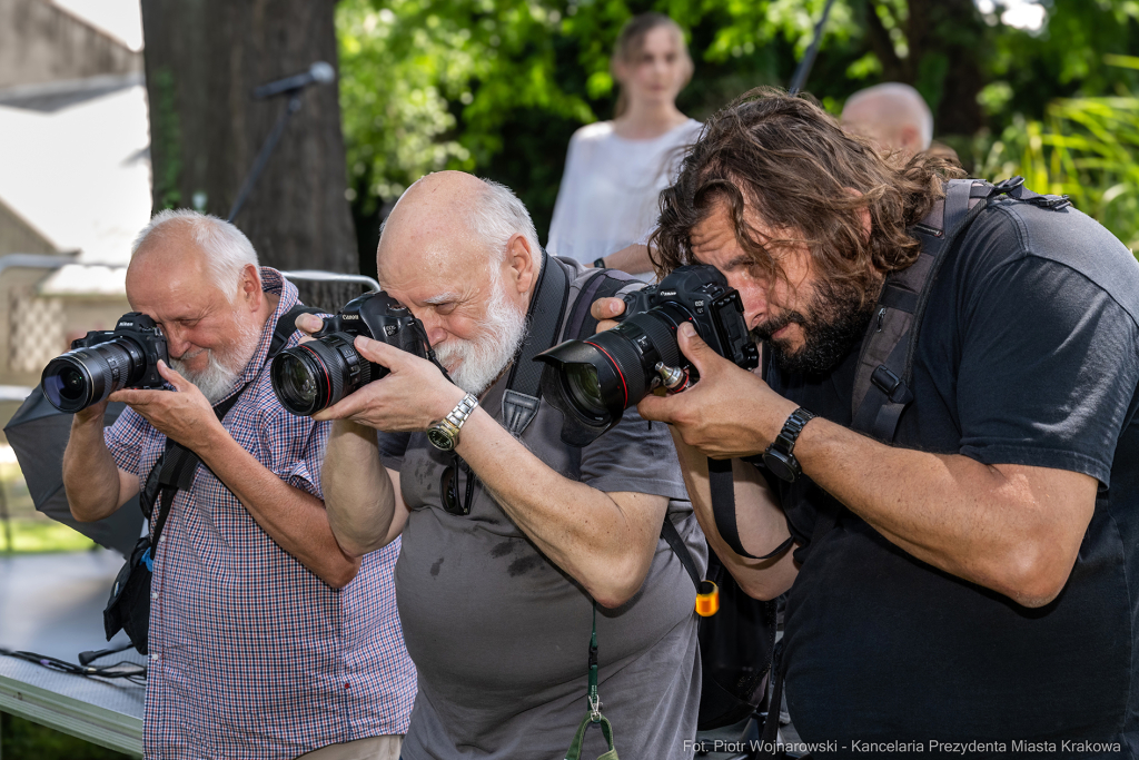 Gabinet Mrożka, Biblioteka Kraków, Miszalski Aleksander, Susana Osorio, otwarcie  Autor: P. Wojnarowski