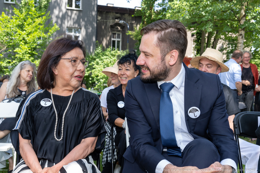 Gabinet Mrożka, Biblioteka Kraków, Miszalski Aleksander, Susana Osorio, otwarcie  Autor: P. Wojnarowski