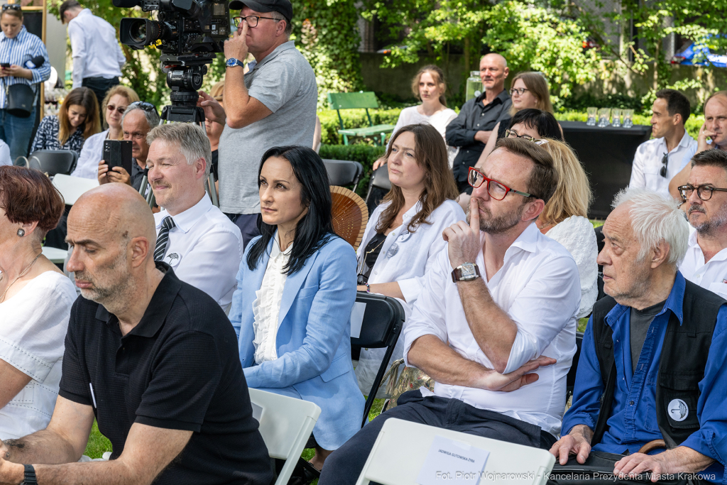 Gabinet Mrożka, Biblioteka Kraków, Miszalski Aleksander, Susana Osorio, otwarcie  Autor: P. Wojnarowski