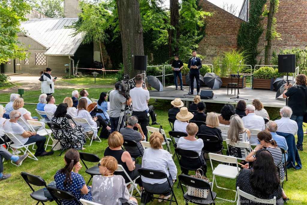 Gabinet Mrożka, Biblioteka Kraków, Miszalski Aleksander, Susana Osorio, otwarcie  Autor: P. Wojnarowski