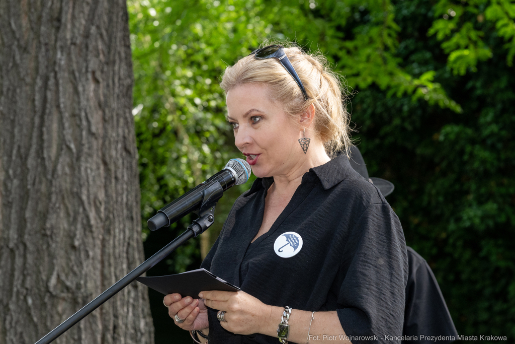 Gabinet Mrożka, Biblioteka Kraków, Miszalski Aleksander, Susana Osorio, otwarcie  Autor: P. Wojnarowski