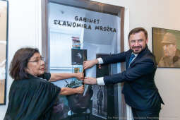 Gabinet Mrożka, Biblioteka Kraków, Miszalski Aleksander, Susana Osorio, otwarcie