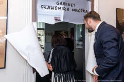 Gabinet Mrożka, Biblioteka Kraków, Miszalski Aleksander, Susana Osorio, otwarcie