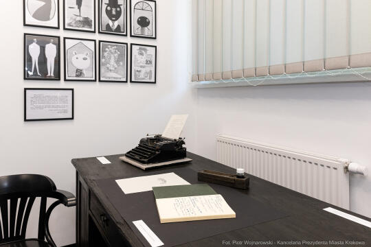 Gabinet Mrożka, Biblioteka Kraków, Miszalski Aleksander, Susana Osorio, otwarcie