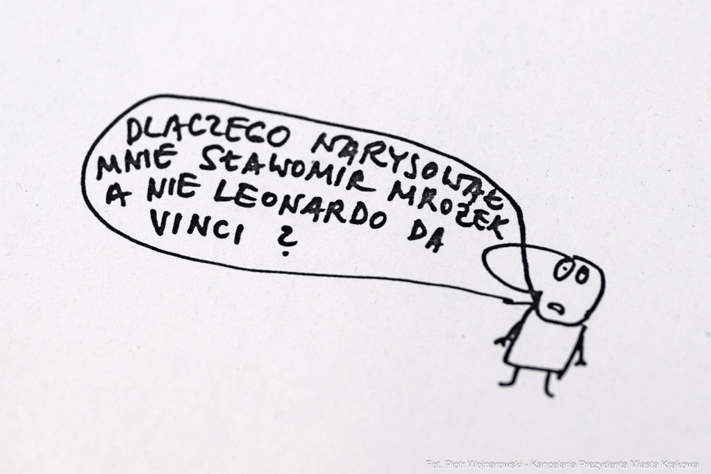 Gabinet Mrożka, Biblioteka Kraków, Miszalski Aleksander, Susana Osorio, otwarcie  Autor: P. Wojnarowski