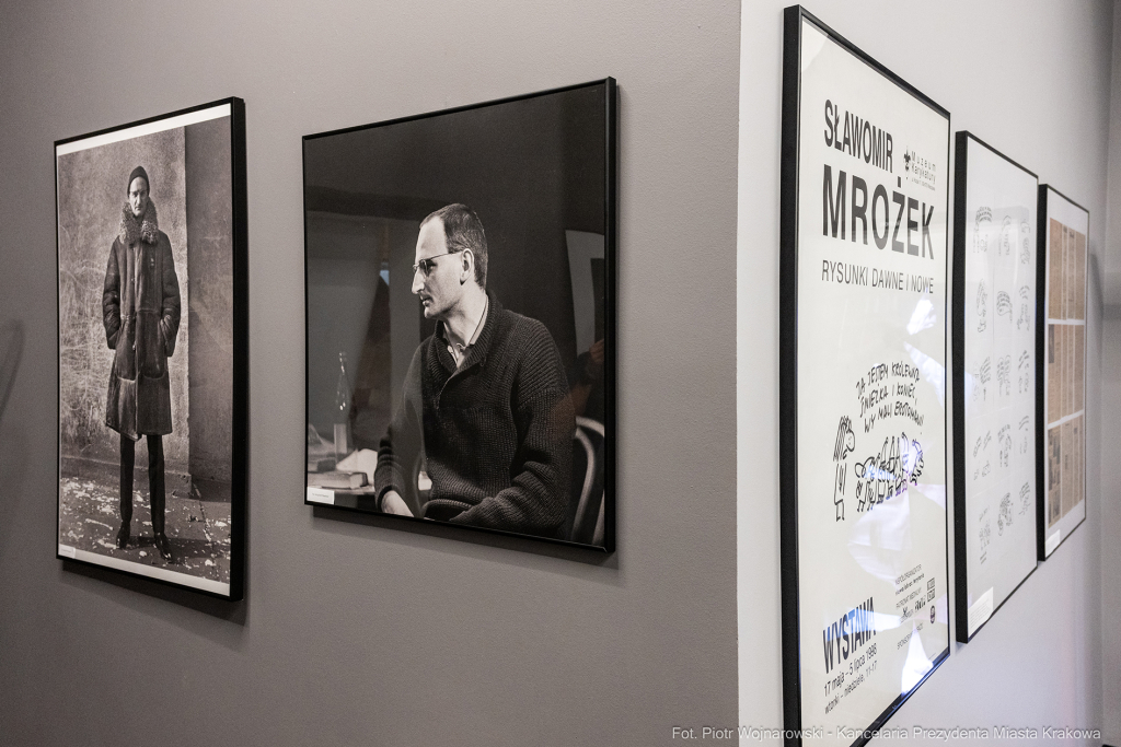 Gabinet Mrożka, Biblioteka Kraków, Miszalski Aleksander, Susana Osorio, otwarcie  Autor: P. Wojnarowski