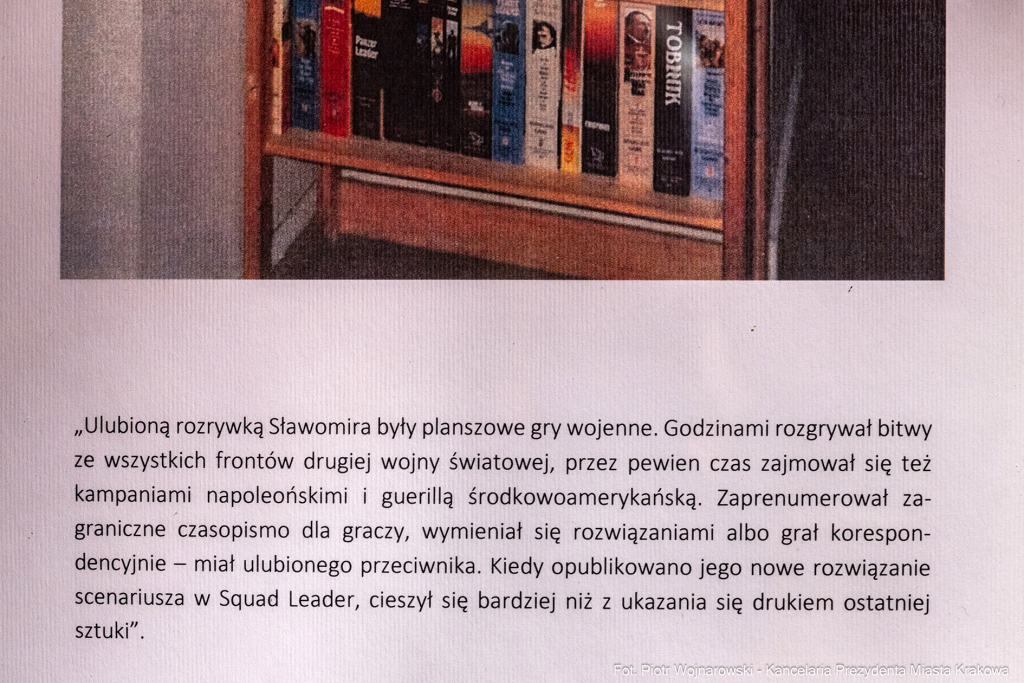 Gabinet Mrożka, Biblioteka Kraków, Miszalski Aleksander, Susana Osorio, otwarcie  Autor: P. Wojnarowski