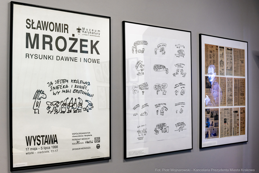 Gabinet Mrożka, Biblioteka Kraków, Miszalski Aleksander, Susana Osorio, otwarcie  Autor: P. Wojnarowski