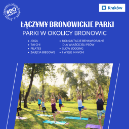 Logo: Łączymy Bronowickie Parki