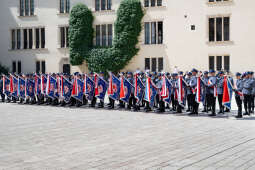 Policja, Święto Policji, Sęk, ślubowanie, Wawel, dziedziniec, Morajko, Smółka, Klęczar, Kuste