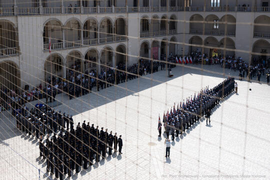 Policja, Święto Policji, Sęk, ślubowanie, Wawel, dziedziniec, Morajko, Smółka, Klęczar, Kuste