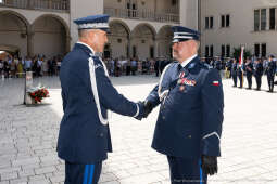 Policja, Święto Policji, Sęk, ślubowanie, Wawel, dziedziniec, Morajko, Smółka, Klęczar, Kuste