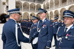 Policja, Święto Policji, Sęk, ślubowanie, Wawel, dziedziniec, Morajko, Smółka, Klęczar, Kuste