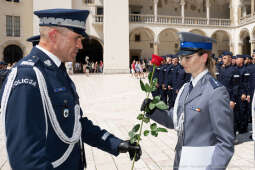Policja, Święto Policji, Sęk, ślubowanie, Wawel, dziedziniec, Morajko, Smółka, Klęczar, Kuste