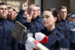 Policja, Święto Policji, Sęk, ślubowanie, Wawel, dziedziniec, Morajko, Smółka, Klęczar, Kuste