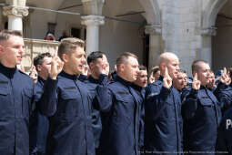 Policja, Święto Policji, Sęk, ślubowanie, Wawel, dziedziniec, Morajko, Smółka, Klęczar, Kuste