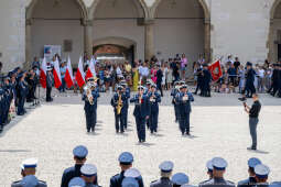 Policja, Święto Policji, Sęk, ślubowanie, Wawel, dziedziniec, Morajko, Smółka, Klęczar, Kuste