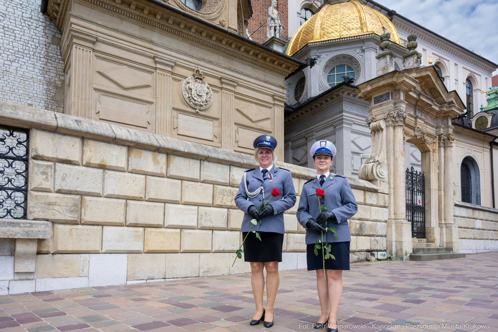 Policja, Święto Policji, Sęk, ślubowanie, Wawel, dziedziniec, Morajko, Smółka, Klęczar, Kuste  Autor: P. Wojnarowski